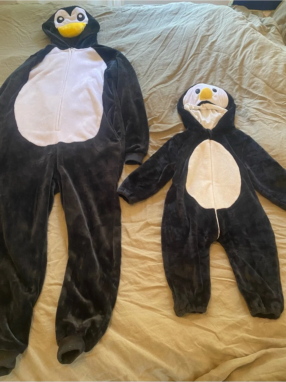 Matching Set Toddler & Adult Penguin Costume/Pajamas